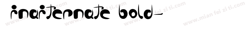 Dinaiternate bold字体转换